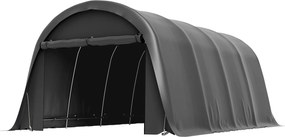 Outsunny 3 × 6 m autóbeálló sátor – vízálló, levehető oldalfalak, nagy cipzáras ajtó, UPF50+ | Aosom