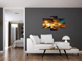 Kép - Pihenő oroszlánok (90x60 cm)