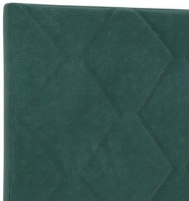 Fejtámla Gyémánt Blokk Design Sötét Zöld 90 cm Bársony, Fejtámla Gyémánt Blokk Design Sötét Zöld 180 cm Bársony
