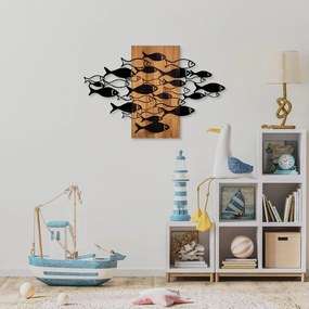 Shoal fa fali dekoráció, 58×88 cm