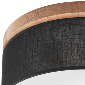 Brilagi - LED mennyezeti lámpa BELLADONNA 2xE27/15W/230V, 40 cm, fekete/dub