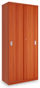 SimpleOffice magas szekrény 80 x 40 x 180 cm, cseresznye