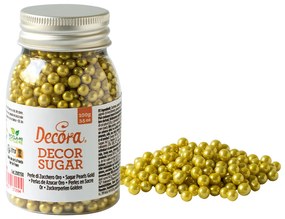 Decora szórógyöngy, arany, 5mm, 100g