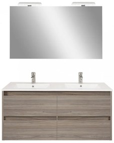 Porto Prime 120 komplett fürdőszoba bútor rauna szil színben