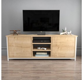 TV asztal Otosello (fehér + tölgy). 1107343