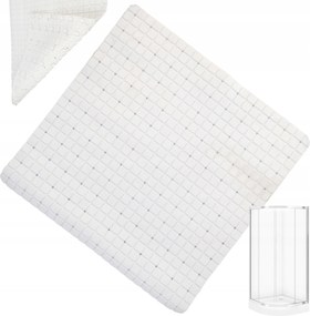 Csúszásgátló fürdőszobaszőnyeg 55x55 cm fehér
