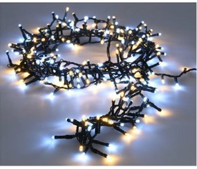 200 LED-es kültéri-beltéri BOA fényfüzér, elemes, hideg-meleg fehér, 8 világítási móddal, időzíthető, 4 m, IP44