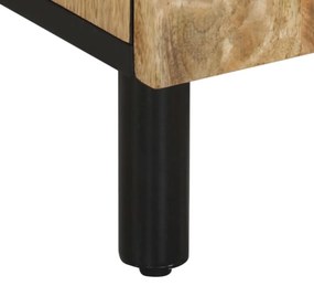 tömör mangófa TV-szekrény 80 x 31 x 46 cm