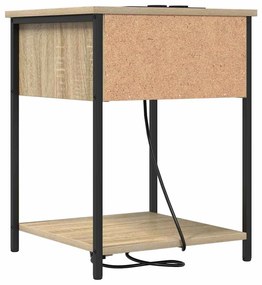 Éjjeliszekrény 2 pcs sonoma tölgy 42 x 41 x 56 cm Faanyag