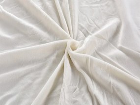 Mikroplüss lepedő NOLVIA 180x200 cm krém színű