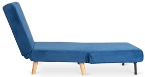 Ágyazható Fotel Sötétkék Színben. MARRY 75 cm.