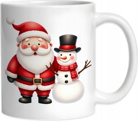 Karácsonyi bögre Mikulás Csillag Hóember Karácsony 330ml