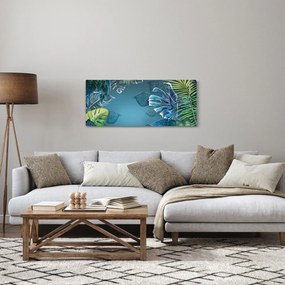 Kép - Trópusi növények levelei (120x50 cm)