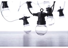 LED Kültéri dekorációs lánc 50xLED/10m IP44 átlátszó