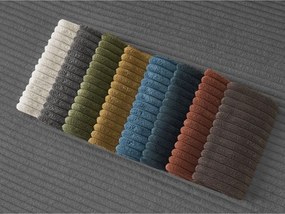 Sötétszürke kordbársony kanapé 242 cm Giorgia – Bobochic Paris