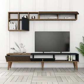 TV szekrény Milan TV - Diós, Antracit