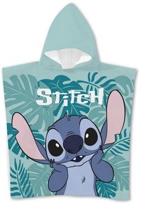Disney Lilo és Stitch, A csillagkutya Leaf strand törölköző poncsó 55x110 cm (Fast Dry)