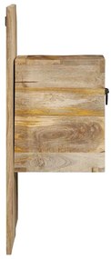 Éjjeli szekrény 60x32x80 cm tömör durva fa mangó