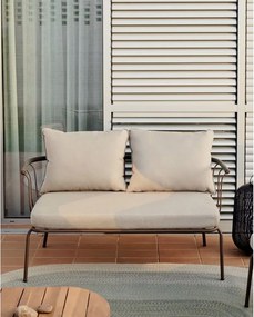 Világoszöld-bézs kerti kanapé Salguer – Kave Home