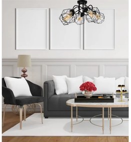 Felületre szerelhető csillár DIAMENT 5xE27/60W/230V