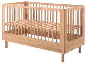 Natúr színű tölgyfa babaágy 70x140 cm Forrest – Vipack