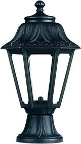 NOVOLUX 150H-G05X1A-02 Klasszikus Kültéri Állólámpa Fekete, Átlátszó E27 IP55