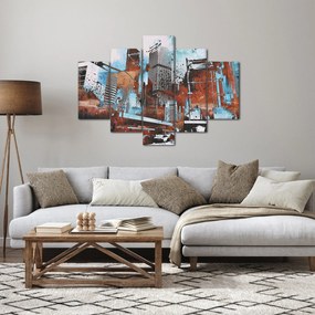 Kép - felhőkarcolók (150x105 cm)