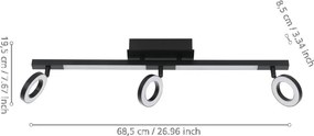 Eglo CARDILLIO 2 900515 Spotlámpa 5x3,3W/LED 3000K 1200LM, 720LM IP20