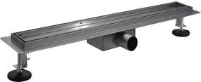 AREZZO design 2in1 800 mm-es rozsdamentes acél folyóka, gunmetal