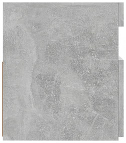 betonszürke TV-szekrény LED-lámpákkal 120 x 35 x 40 cm