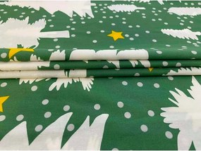 Pamut deluxe ágynemű KARAMA GREEN WOODS 140x200 cm