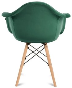 KÉSZLET 2x Étkezőszék NEREA 80x60,5 cm zöld/bükkfa