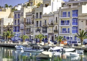 Poszter 84x59,5cm Marina in Senglea, Assaf Frank