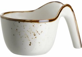 Mäser Gourmet tál Pintar Fehér barna pöttyök 9 x5,5 cm, S