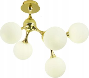 Függőlámpa Mennyezeti Csillár Gömbök arany Modern Led tej