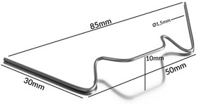 FIX pótalkatrész készlet üvegházhoz, 50 db Gardebruk