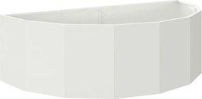 vidaXL Növénytartó Fehér 120 x 60 x 35 cm Acél