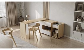 Íróasztal tölgyfa dekoros asztallappal 48x159 cm Tango – TemaHome