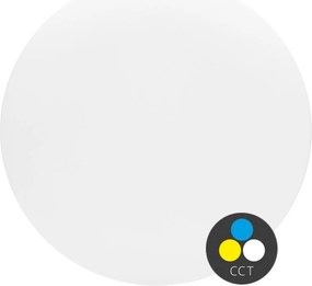 Ecolite Led mennyezeti lámpa kör alakú 18W 1470lm Cct IP44 fehér WCLR-18W/CCT