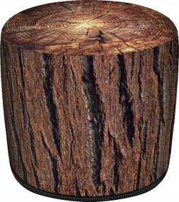 Kényelmes puff granulátummal töltött ülőfelület Bertoni 36 Gr Akác 36x36 cm