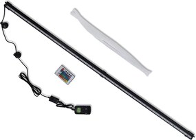 vidaXL LED-es RGB buborékos akváriumlámpa 107 cm