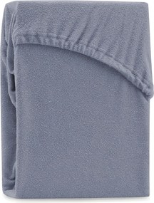 Szürke gumis frottír lepedő 180x200 cm Ruby – Restilo