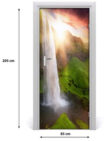 Ajtó méretű poszter tájak vízesés 85x205 cm