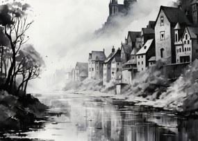 Poszter 70x50cm Ködös Reflex