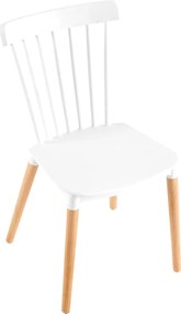 Étkezőszék, fehér/bükk, ZOSIMA