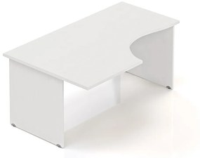 Visio ergonomikus asztal 160 x 100 cm, bal, fehér