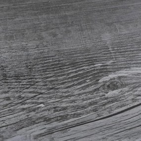 Fényes szürke nem öntapadó pvc padlóburkoló lapok 2 mm 5,26 m²