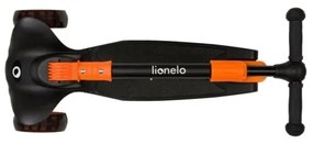 Lionelo - Gyermek roller TIMMY 3xAA narancs/fekete