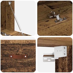 Fali Szekrény Régi fa 100 x 36.5 x 35 cm Faanyag