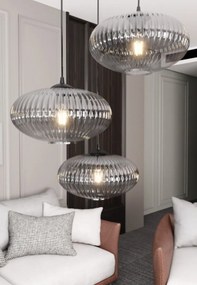 Emibig modern függeszték coco fekete grafit emi1377/3prem